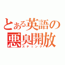 とある英語の悪臭開放（スティンク）