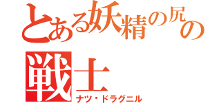 とある妖精の尻尾の戦士（ナツ•ドラグニル）