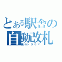 とある駅舎の自動改札（俺のトラウマ）