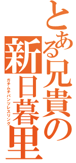 とある兄貴の新日暮里（ガチムチパンツレスリング）