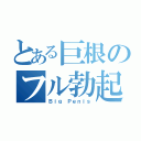 とある巨根のフル勃起（Ｂｉｇ Ｐｅｎｉｓ）