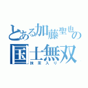 とある加藤聖也の国士無双（抹茶入り）