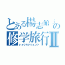 とある楊志館ｊの修学旅行Ⅱ（シュウガクリョコウ）