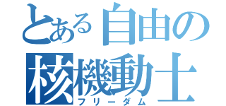 とある自由の核機動士（フリーダム）