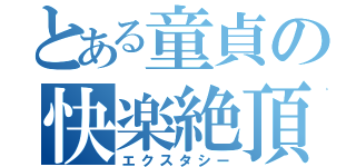 とある童貞の快楽絶頂（エクスタシー）