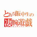 とある飯中生の凄腕遊戯（インデックス）