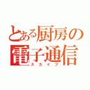 とある厨房の電子通信（スカイプ）