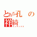 とある孔の祥綺（インデックス）