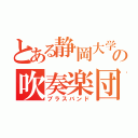 とある静岡大学の吹奏楽団（ブラスバンド）