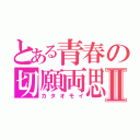 とある青春の切願両思Ⅱ（カタオモイ）