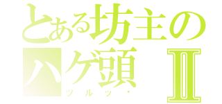 とある坊主のハゲ頭Ⅱ（ツルッ❕）