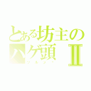 とある坊主のハゲ頭Ⅱ（ツルッ❕）