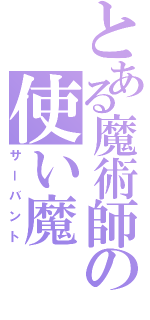 とある魔術師の使い魔Ⅱ（サーバント）