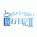 とあるバリ島の旅行日記Ⅱ（）