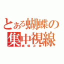 とある蝴蝶の集中視線（蝴蝶之傲）