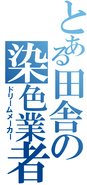 とある田舎の染色業者（ドリームメーカー）