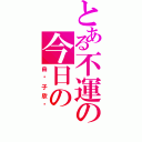 とある不運の今日の（由纪子欣笔）