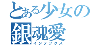 とある少女の銀魂愛（インデックス）