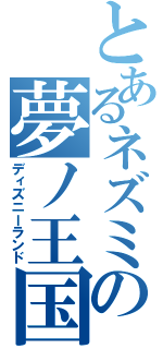 とあるネズミの夢ノ王国（ディズニーランド）