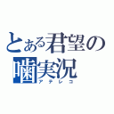 とある君望の噛実況（アテレコ）