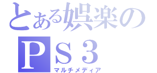 とある娯楽のＰＳ３（マルチメディア）