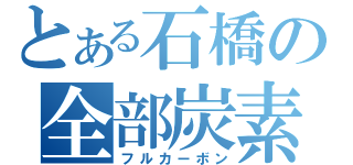 とある石橋の全部炭素（フルカーボン）