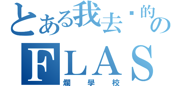 とある我去你的のＦＬＡＳＨ證照（爛學校）