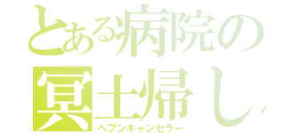 とある病院の冥土帰し（ヘブンキャンセラー）