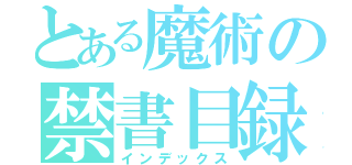 とある魔術の禁書目録（インデックス）