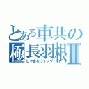 とある車共の極長羽根Ⅱ（じゃまなウィング）