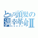 とある頭髪の満幸革命Ⅱ（ただのカス）