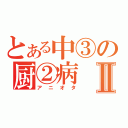 とある中③の厨②病Ⅱ（アニオタ）