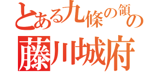 とある九條の領の藤川城府（）