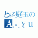 とある庭玉のＡ．ｙｕｒｉ（テニス）