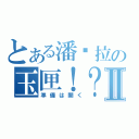 とある潘朵拉の玉匣！？Ⅱ（準備は開く）