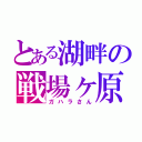 とある湖畔の戦場ヶ原（ガハラさん）