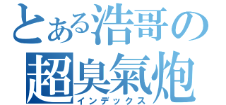 とある浩哥の超臭氣炮（インデックス）