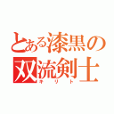 とある漆黒の双流剣士（キ リ ト）