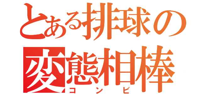 とある排球の変態相棒（コンビ）