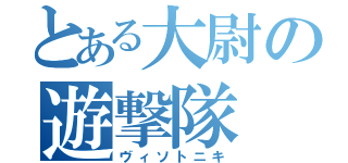 とある大尉の遊撃隊（ヴィソトニキ）