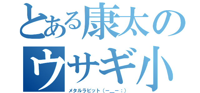 とある康太のウサギ小屋（メタルラビット（－＿－；））