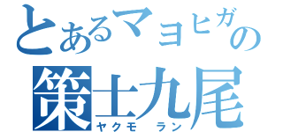 とあるマヨヒガの策士九尾（ヤクモ　ラン）