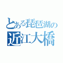 とある琵琶湖の近江大橋（）