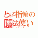 とある指輪の魔法使い（ウィザード）