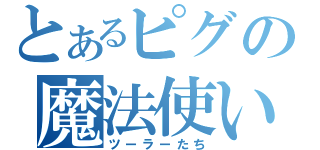 とあるピグの魔法使い（ツーラーたち）