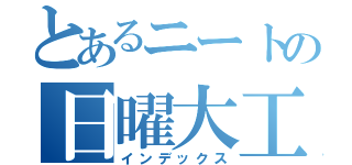 とあるニートの日曜大工（インデックス）