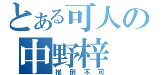 とある可人の中野梓（推倒不可）