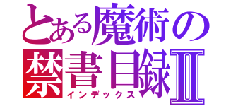 とある魔術の禁書目録Ⅱ（インデックス）