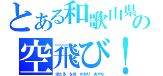 とある和歌山県の空飛び！（ほたる なほ かおり あやな）