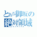 とある御坂の絶対領域（インデックス）